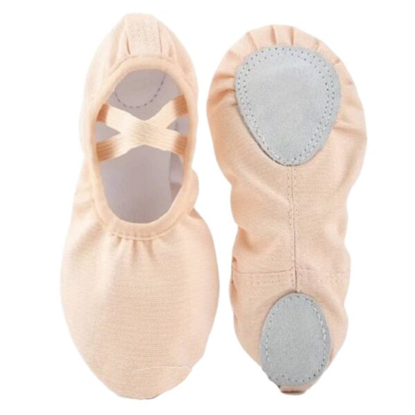 Peach Split Sole Ballet Shoes